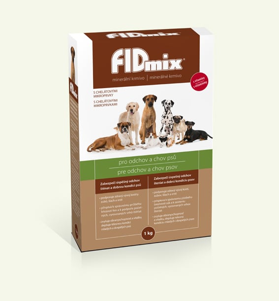 vitamíno - minerálna zmes pre psov všetkých kategórii Fidmix pes 1lg