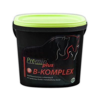kŕmny doplnok pre kone s vitamínom B pre správnu funkciu metabolizmu koňa Premin B-KOMPLEX 1kg