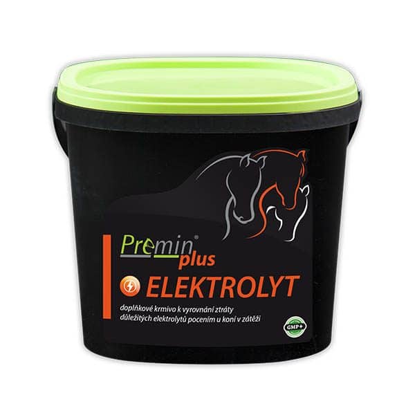 kŕmny doplnok pre kone po veľkej záťaži s obsahom dôležitých elektrolytov Premin ELEKTROLYT 5kg