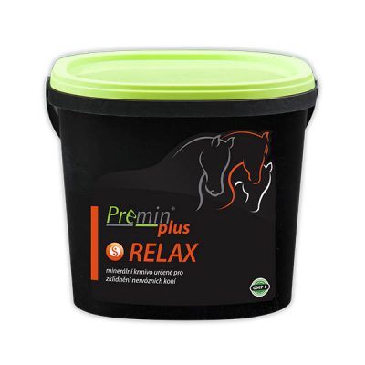 kŕmny doplnok vhodný na ukľudnenie pre nervózne kone pred pretekom Premin RELAX 1kg