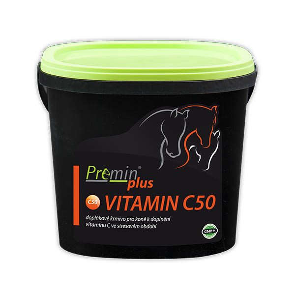 kŕmny doplnok pre kone na podporu imunitného systému Premin VITAMIN C50 1kg