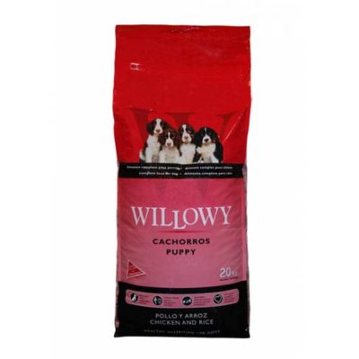 Willowy Puppies 20kg je granulované krmivo vhodné pre šteňatá všetkých plemien do 1 roku ale aj pre gravidné a laktajúce suky