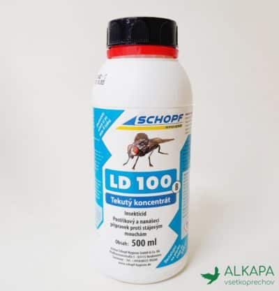 LD 100 B, insekticíd, postrek na muchy