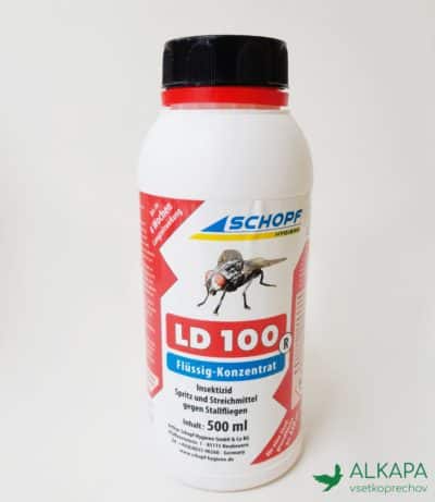 LD 100 R, postrek na muchy, balenie 500 ml