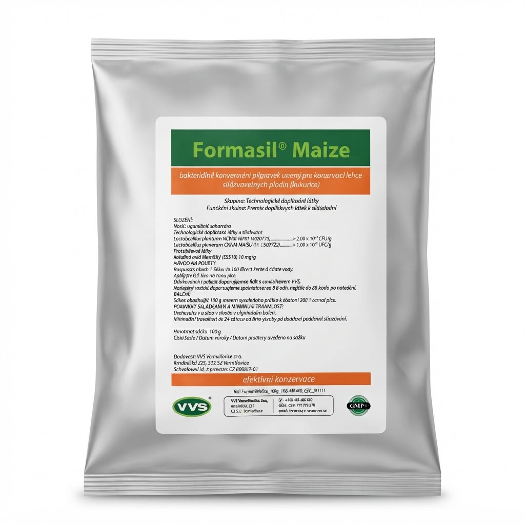 vrecúško s hliníkovou vrstvou inokulantu Formasil Maize Propio 100 g