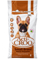 Prémiové granule pre malé plemená psov ACTI-CROQ Small Breeds 2kg kuracie s ryžou