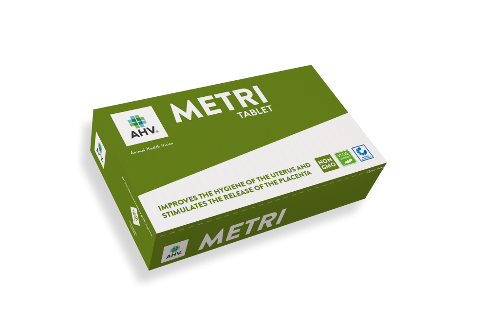 AHV Metri Tablet bolus pre dojnice na hygienu a zdravie maternice po otelení